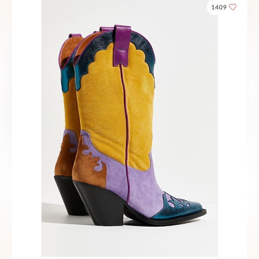 Free People Toral - Firecracker Western Cowboy Boots